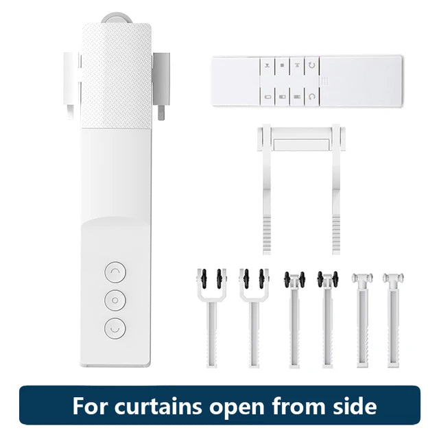 Zemismart Zigbee Smart Curtain Driver Robot Work with Solar Panel For 20-28mm Roman Rod Tuya Smart Life Alexa Homekit
