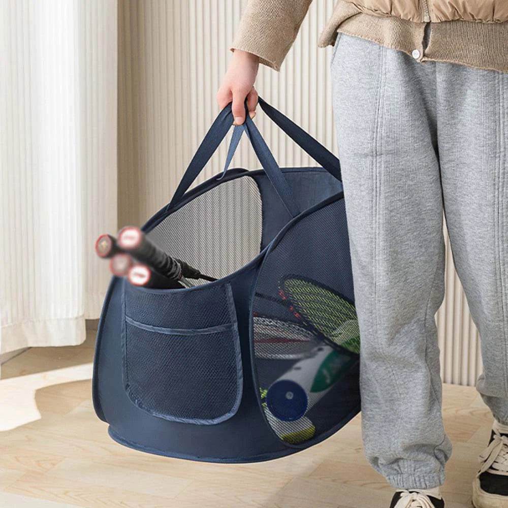 Horizontal Foldable Mesh Laundry Basket - P12 Hub Europe