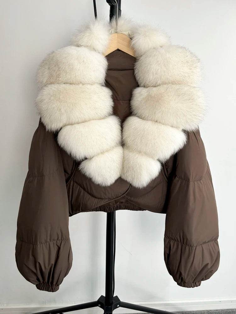 Luxury Fox Fur Down Parka - P12 Hub Europe