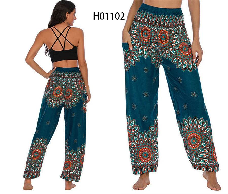 Boho Hippie Harem Yoga Pants - P12 Hub Europe
