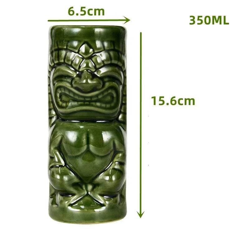 60 Types Ceramic Hawaii Tiki Mugs Creative Cocktail Glasses Beer Glass Martini Glasses Wine Glass Funny Cup Gift for Men - P12 Hub Europe