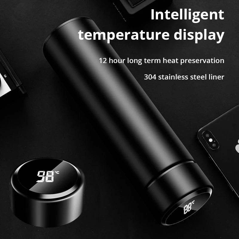 500ml Smart Temperature Display Thermos - P12 Hub Europe