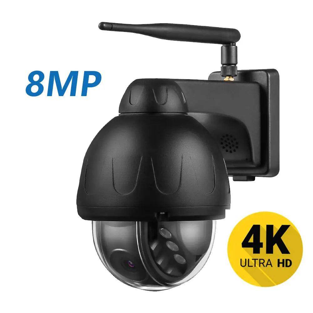 Outdoor PTZ IP Camera 8MP 4K AI Track, Audio, Night - P12 Hub Europe