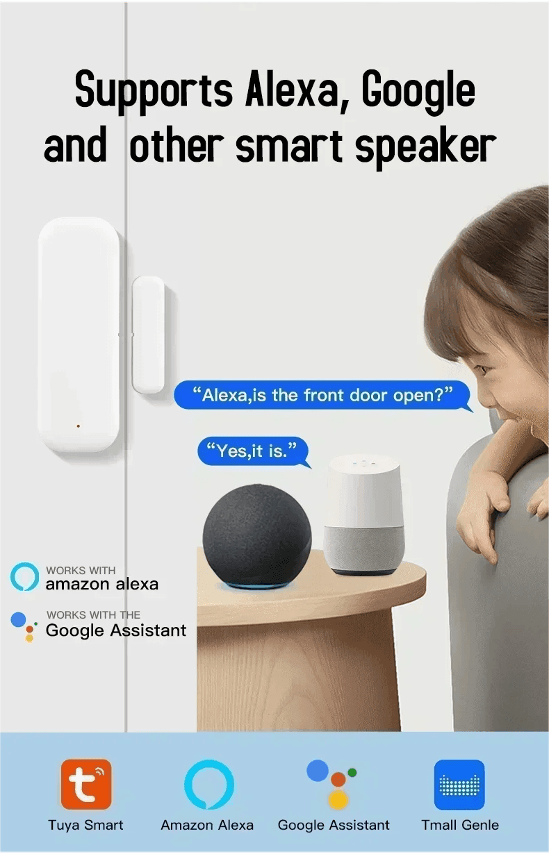 Sensor Door Tuya WiFi Smart - P12 Hub Europe