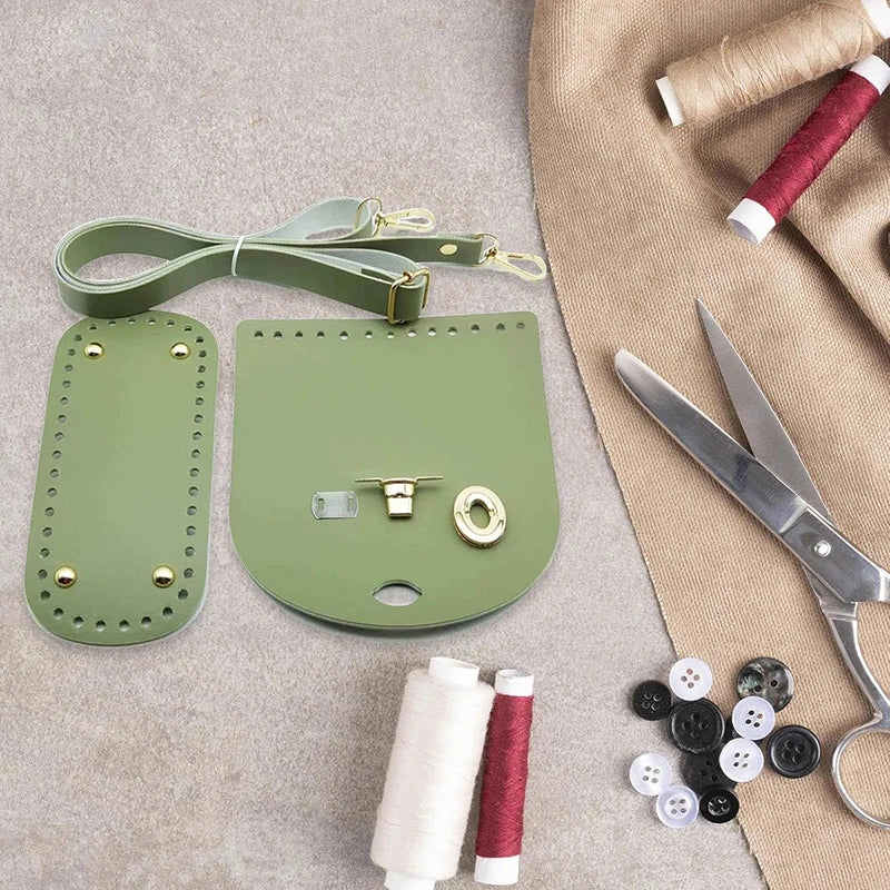1/6pcs Handmade Bag Bottom Flap Cover Hardware For Bags DIY HandBag Shloulder Straps For Knitting Bags Handbag Crossbody Bags