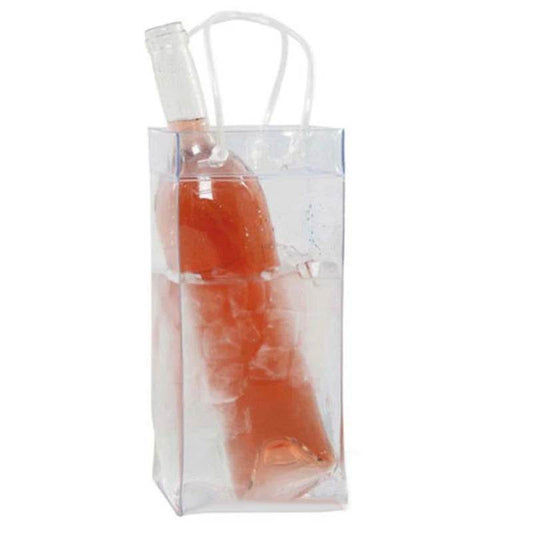 Ice Bag Wine Beer Champagne Bucket Drink Bottle Cooler Chiller Foldable Carrier PVC Ice Wine Bag Picnic Ice Wine Utensils - P12 Hub Europe