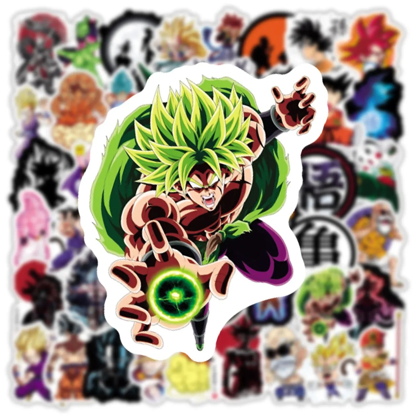 50/100/200Pcs Anime Dragon Ball Stickers for Kids Graffiti Skateboard Laptop Water Bottle Motorcycle Cartoon Sticker Toy Decals