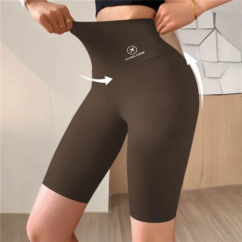 Women's High Waist Gym Shorts - P12 Hub Europe