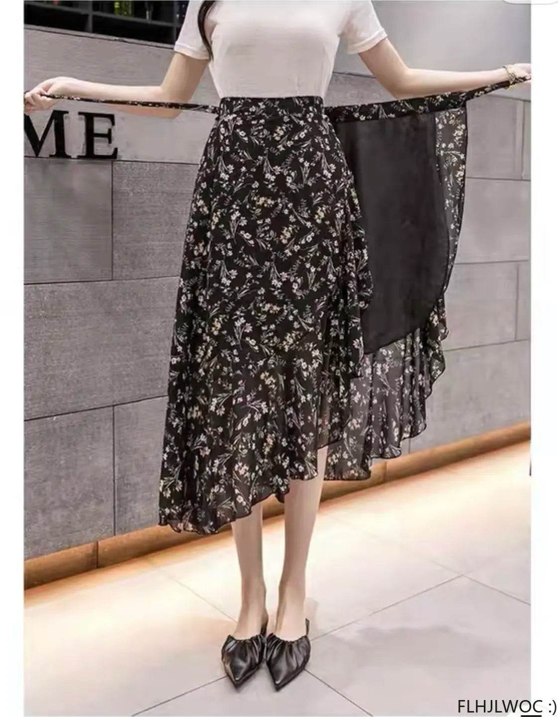 Women's Floral Lace-Up Dress - P12 Hub Europe