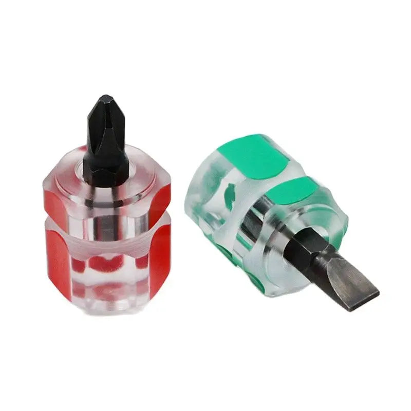 Screwdriver Kit Set Mini Small Portable Radish Head Screw Driver Transparent Handle Repair Hand Tools Precision Car Repair