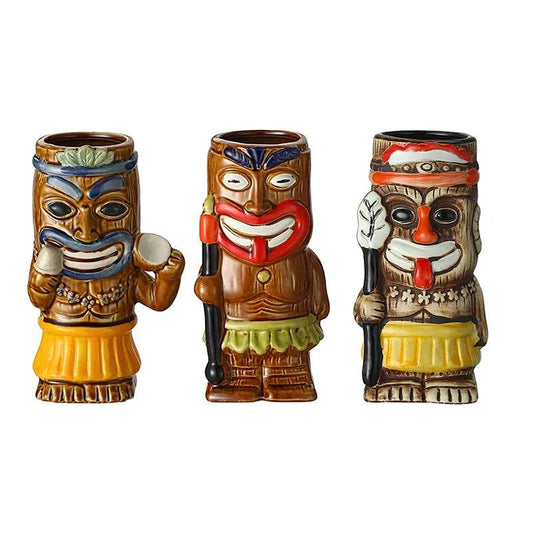 1PCS Tiki Mugs Ceramic Mug Party Cocktail Tumbler For Liquor, Beverages - P12 Hub Europe
