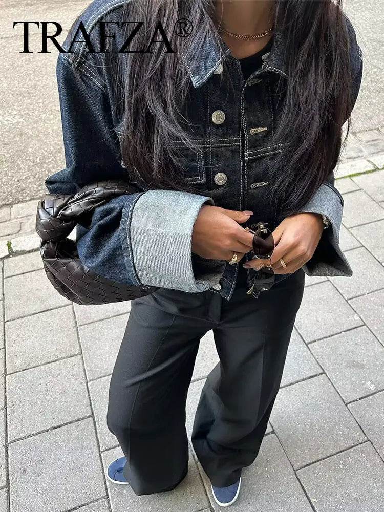 Women Vintage Denim Set - P12 Hub Europe