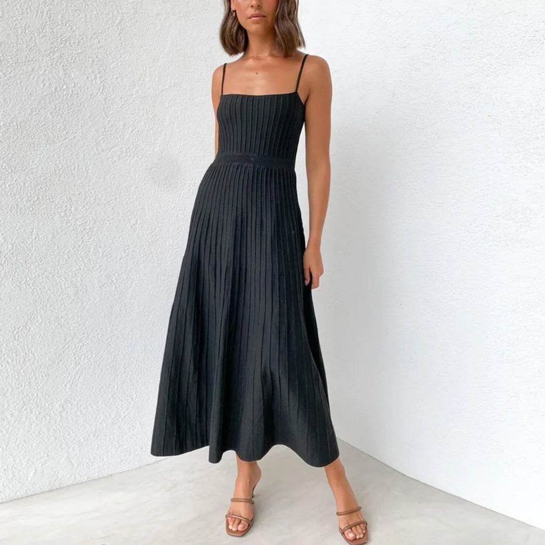 Tossy Backless Ribbed Maxi Dress - Summer Style - P12 Hub Europe