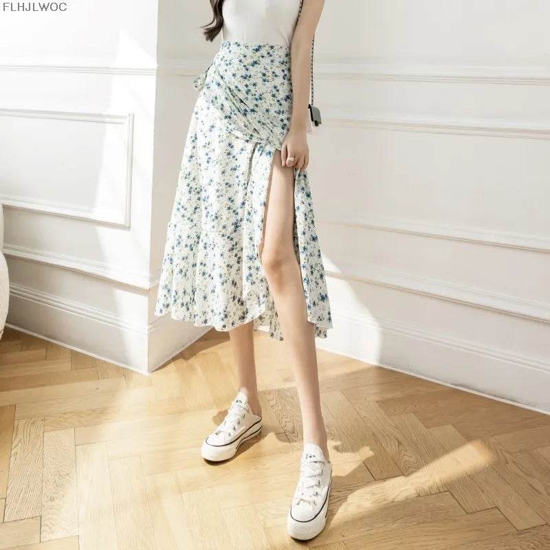 Women's Floral Lace-Up Dress - P12 Hub Europe