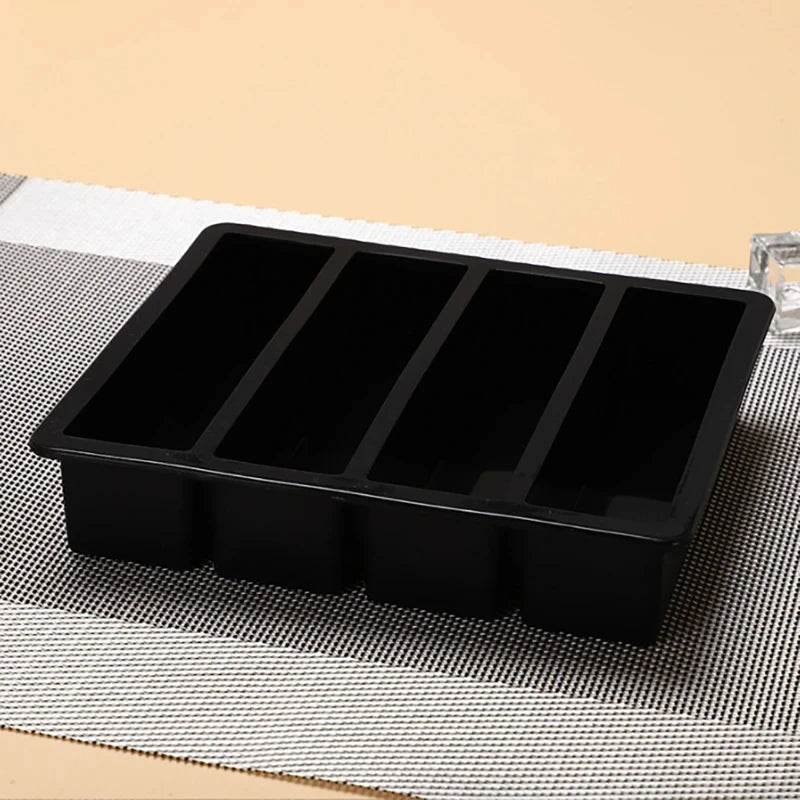 Strip-shap Ice Cube Trays Giant Silicone Ice Cubes Square Tray Mold Non-toxic Durable Wine Ice Cube Easy-Release Ice Cube Molds - P12 Hub Europe