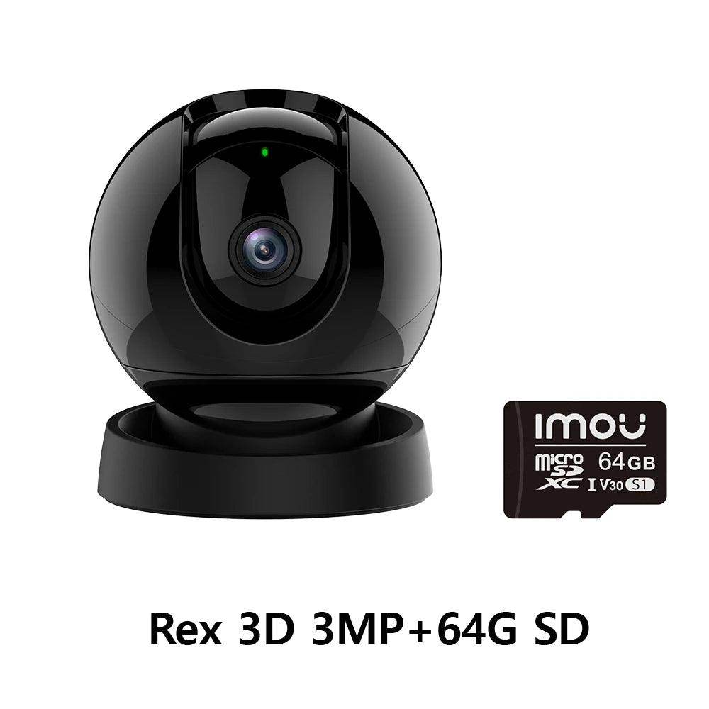 Indoor Camera 3D 5MP 360°, AI Track, 2-Way Audio, Night - P12 Hub Europe