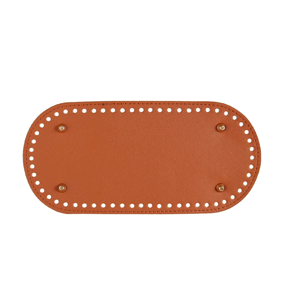 5 Size PU Leather Base Handmade Bag Bottom for Hook Diy Women Purse Handbag Knitting crochet Bags Accessories Parts