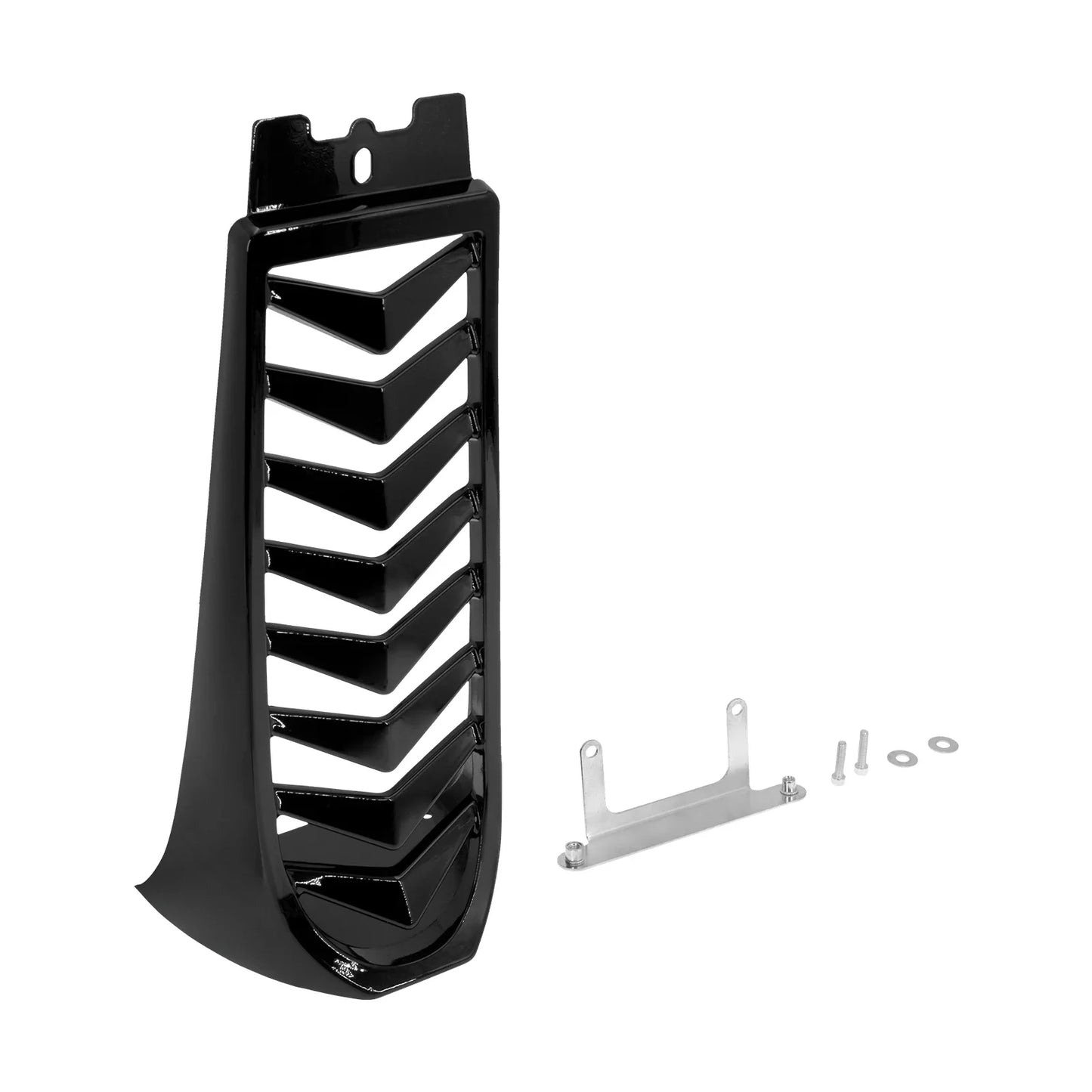 Motorcycle Black Front Lower Radiator Chin Fairing Spoiler Frame Cover For Harley Softail Street Fat Bob Breakout FXBR 2018-2023