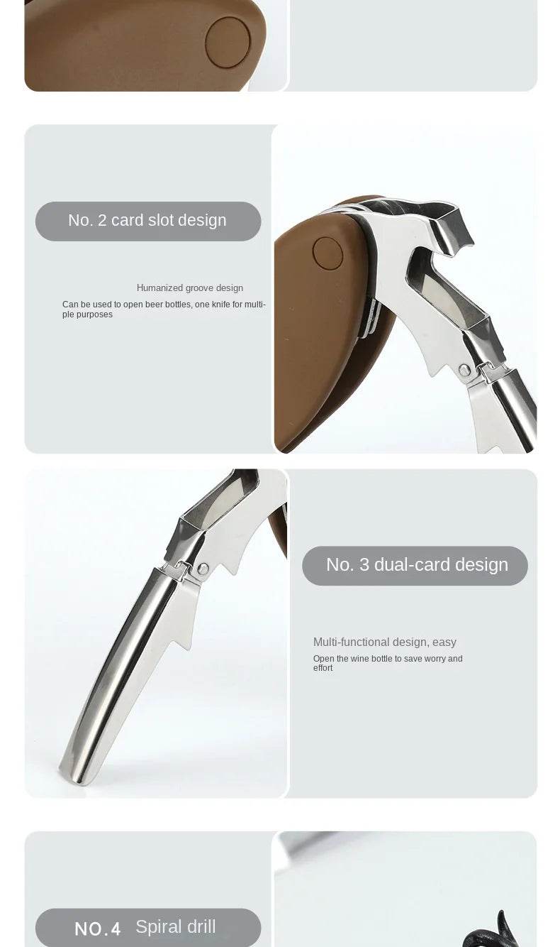 Wholesale Dog Wine Bottle Opener Corkscrew with Foil Cutter Beer Opener and Customized Gift Corkscrew for Clients Free Shipping - P12 Hub Europe