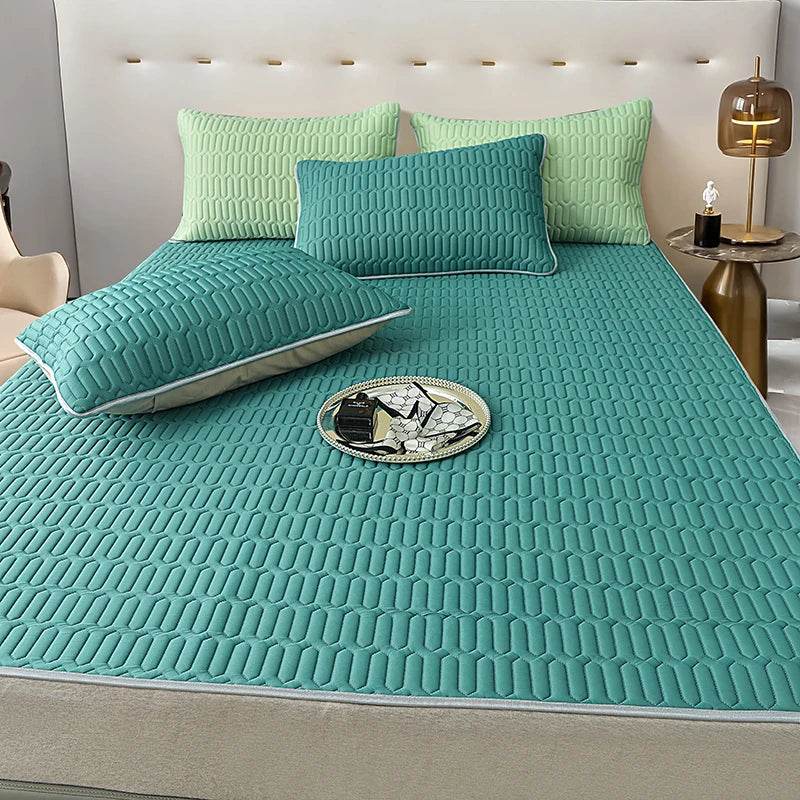 Queen Cooling Mattress Topper Summer Mattress Pad for Hot Sleepers and Night Sweats Instant Cooling Mattress Cover - P12 Hub Europe