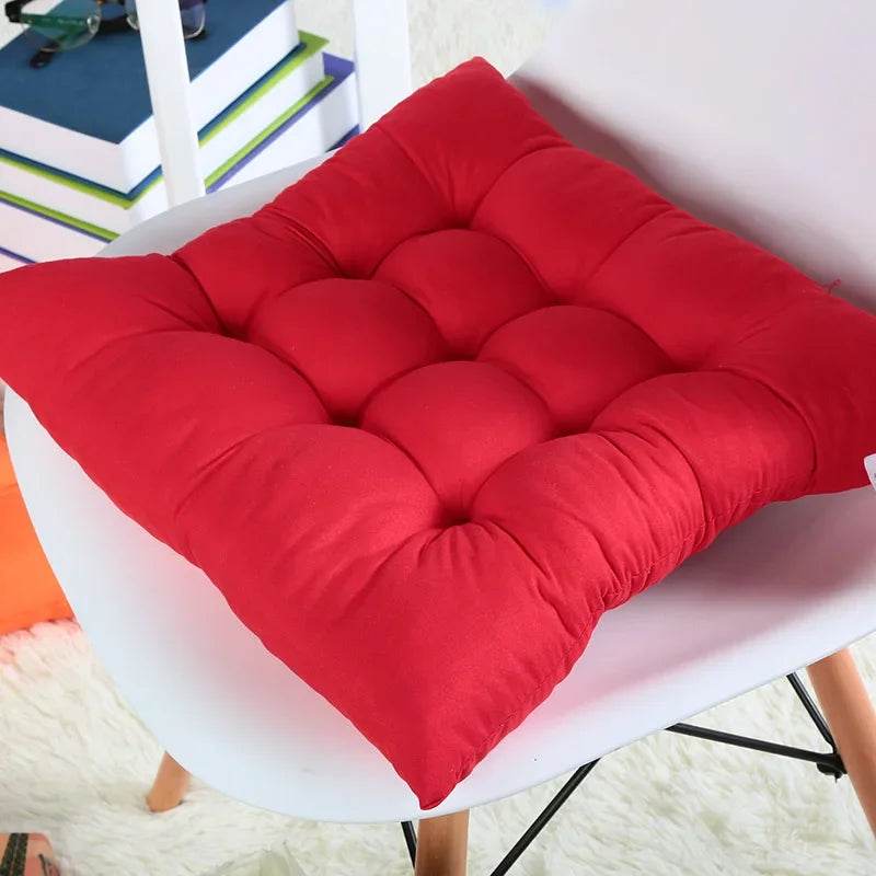 Colourful Chunky Seat Pads Cushion Chair Garden Cushion New Home Textile Cushion Garden HomeTie On Office Garden Dining Kitchen - P12 Hub Europe