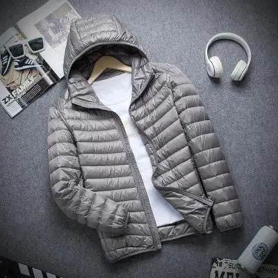 Men's Slim Hooded Down Jacket - P12 Hub Europe
