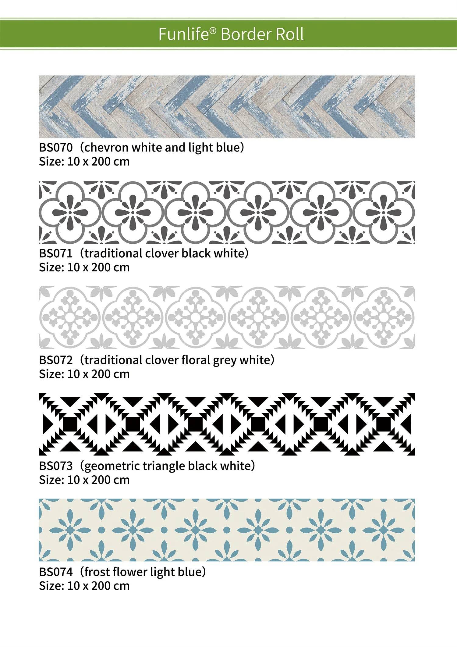 41 Styles Baseboard Stickers Waterproof Peel & Stick Waistline Wall Sticker Floor Border Sticker For Kitchen Bathroom 10x200cm - P12 Hub Europe