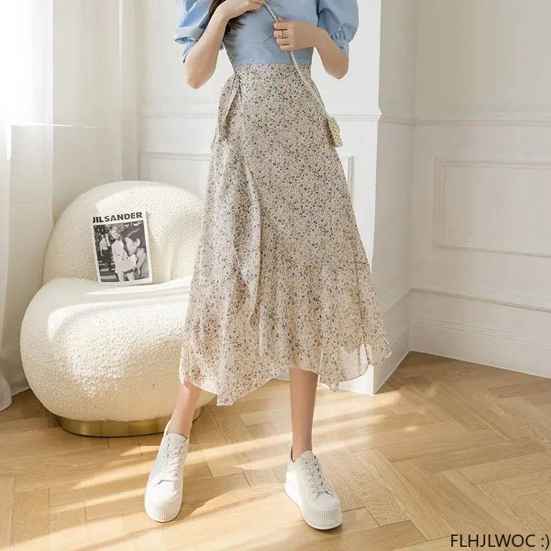 Women's Floral Lace-Up Dress - P12 Hub Europe