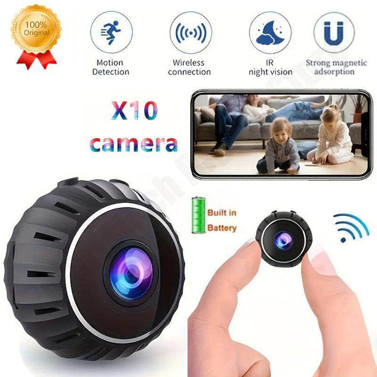 Mini WiFi CameraX10 1080P, Motion Detect, Night Vision - P12 Hub Europe