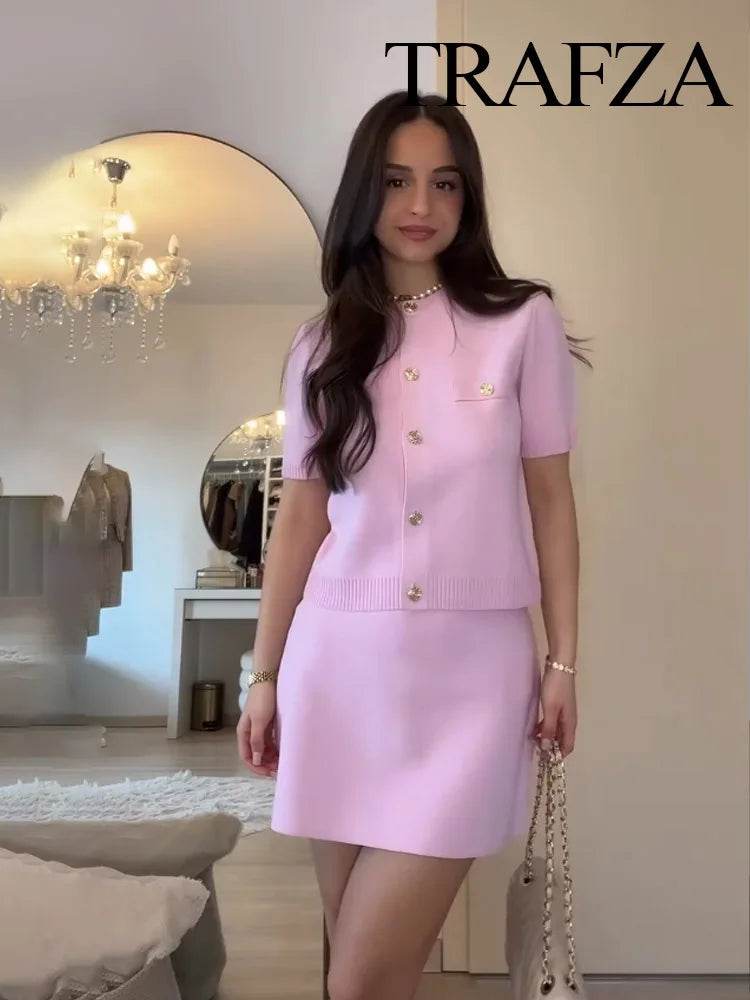 Solid Knitted Mini Skirt - P12 Hub Europe