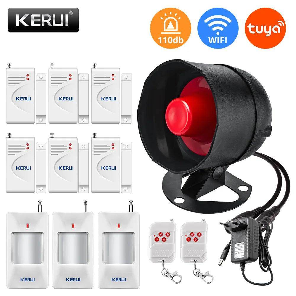 Alarm KERUI WiFi Smart 110dB - P12 Hub Europe
