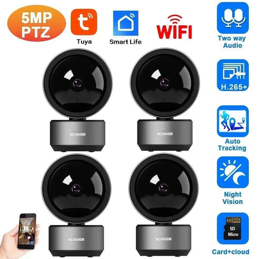 Indoor Camera Smart Life 5MP WiFi Auto Track, 2-Way Audio - P12 Hub Europe