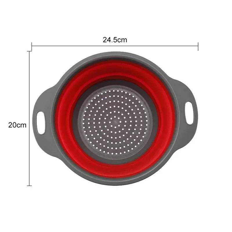Folding Silicone Drain Basket - P12 Hub Europe