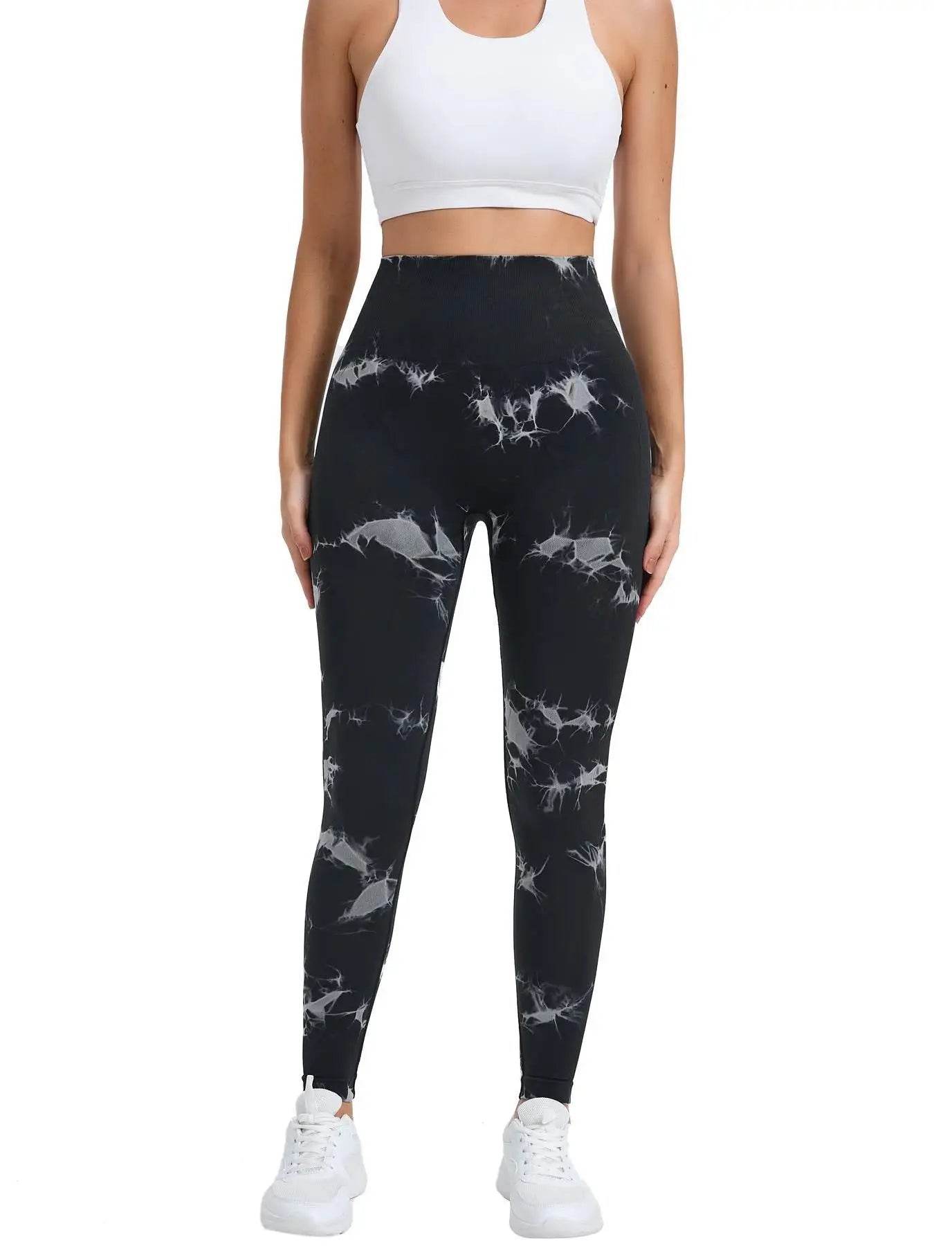 Women's Tie-Dye Butt-Lift Leggings - P12 Hub Europe