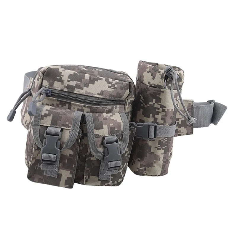 Waterproof Nylon Fanny Pack Men  Tactical Military Army Waist Bag Hiking Outdoor Camping Shoulder Bum Belt Bum Sport Chest Bags
