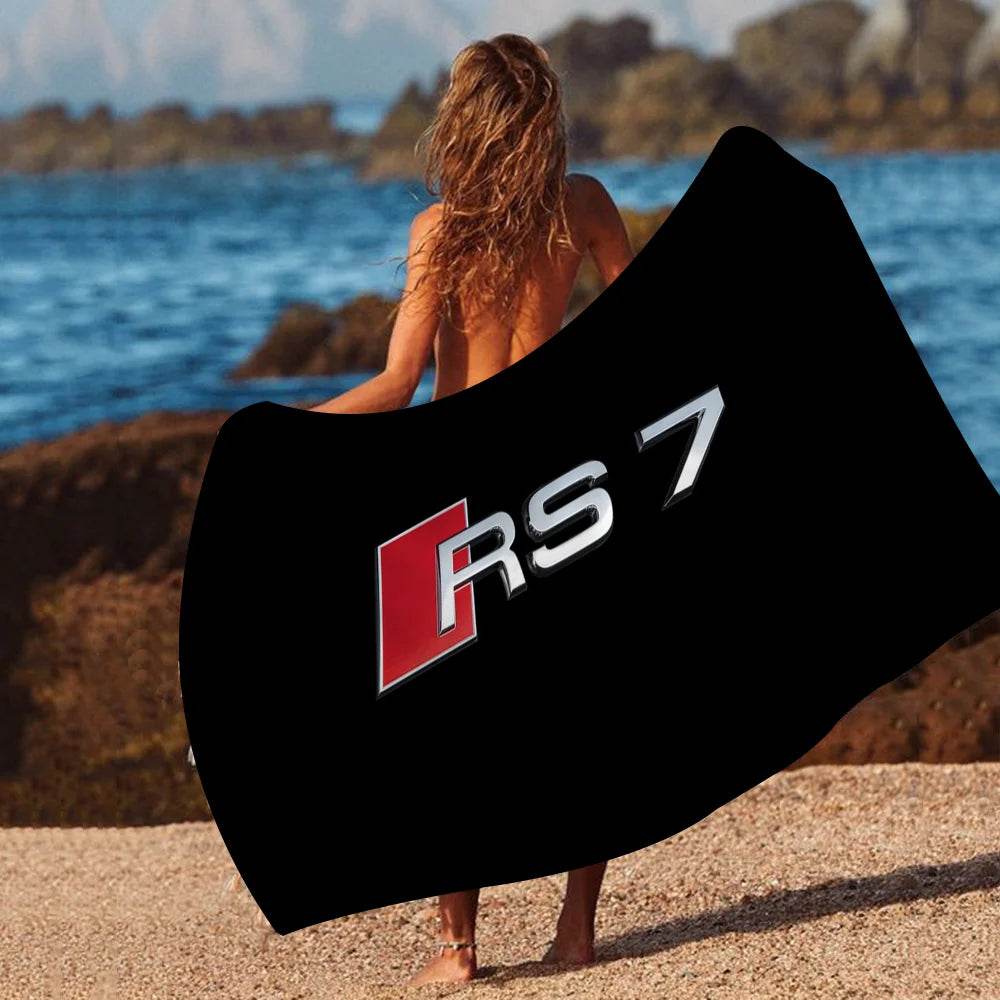 Car AA-Audis-logo Printed Big Microfiber Beach Towels Quick Dry Towel Sand Beach Towels Pool Towel for Travel Swim Pool Yoga - P12 Hub Europe
