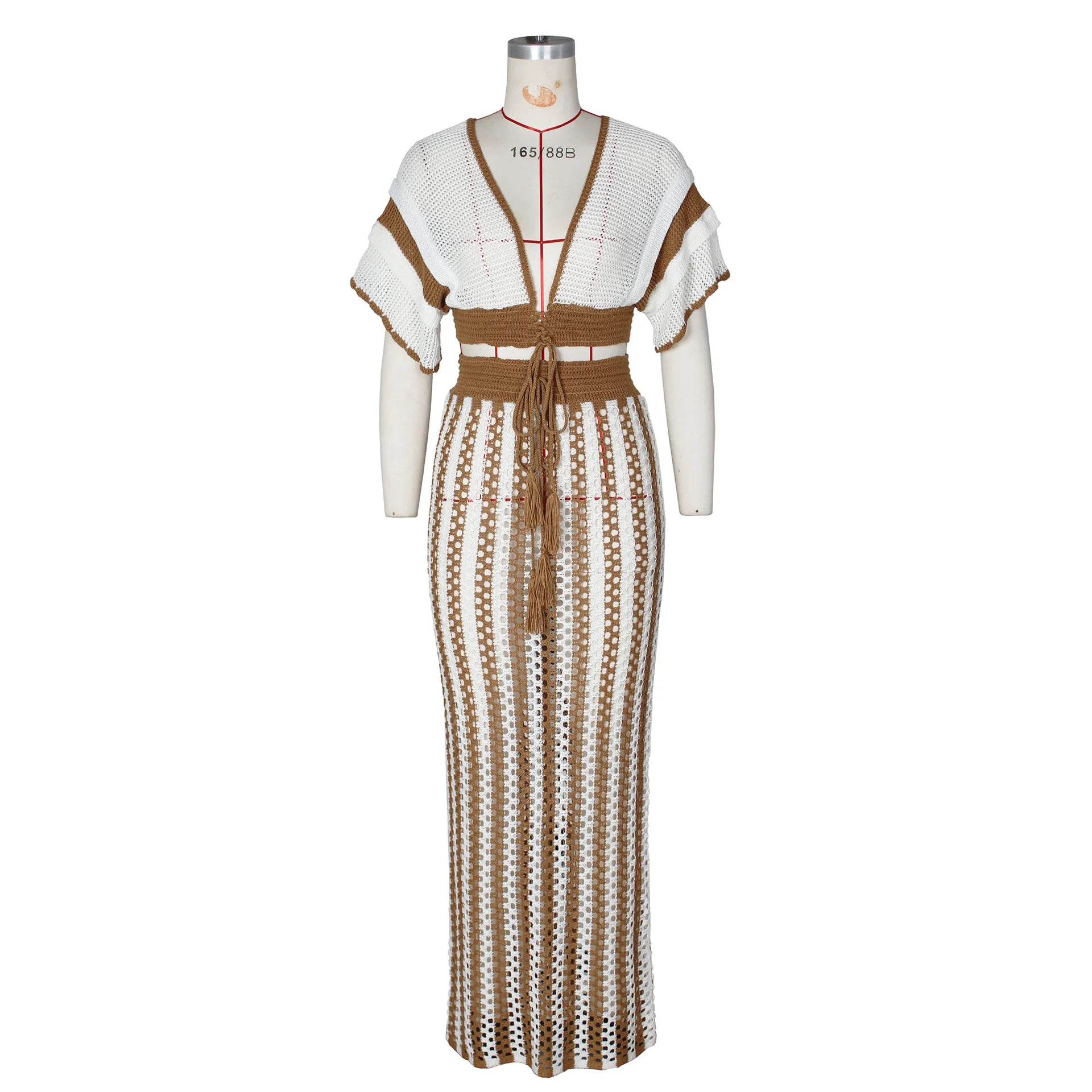 Knitted Vacation Dress Set - P12 Hub Europe