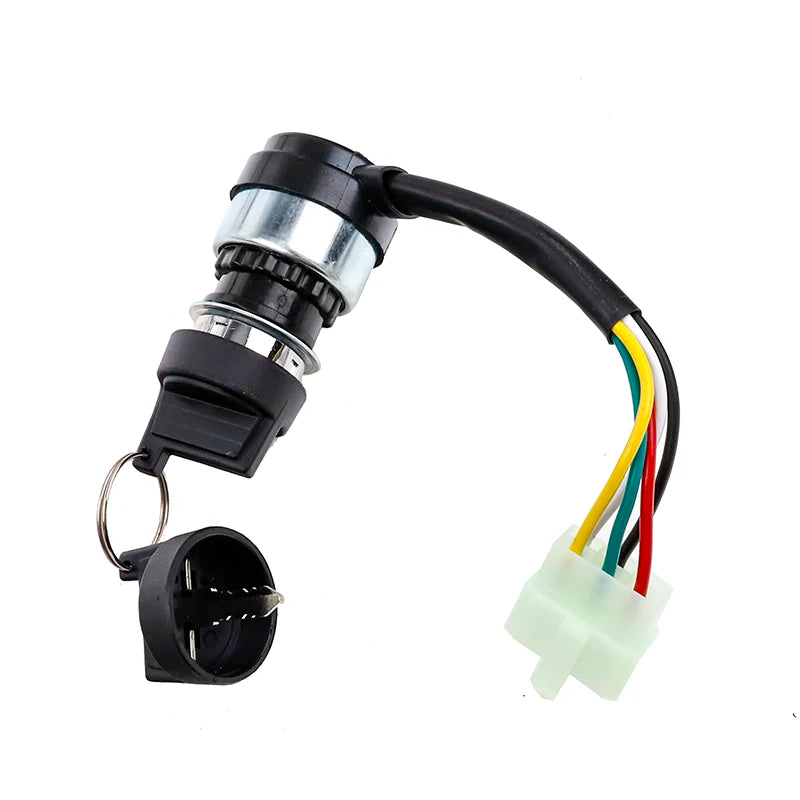 Universally 5 Wire 5 Pin Ignition Key Switch Start Lock with 2 keys Waterproof 4 Stroke Motorcycle Dune Buggy ATV parts moped