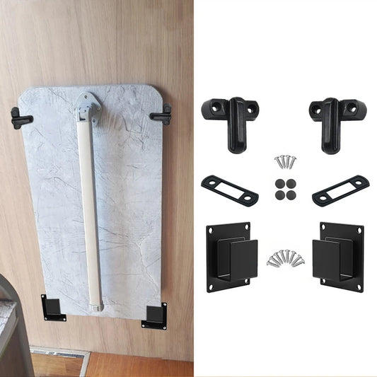 1 Set RV Motorhome Campervan Table Storage Brackets Kit Camper Van Motorhome Folding Table Brackets Motorhome Camper Accessories