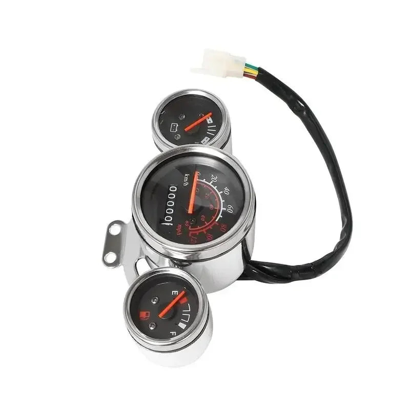 Motorcycle Instrument Digital Tachometer Speedometer Odometer Meter Motorbike Voltmeter Fuel Gauge Kit Fits For Universal