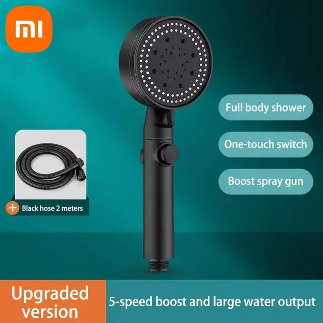 Xiaomi Hangable Shower Head 5 Modes Water Saving Adjustable High Pressure Showerhead Handheld Spray Bathroom Accessories New