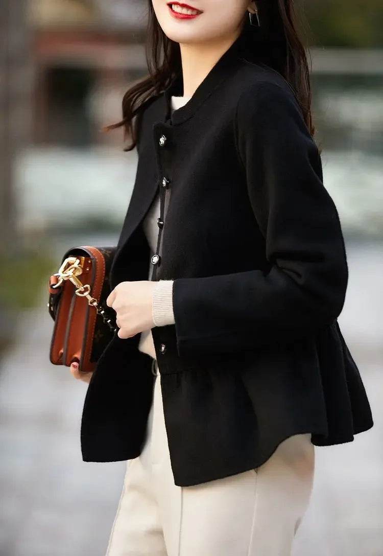 Slim Elegant Wool Coat - P12 Hub Europe