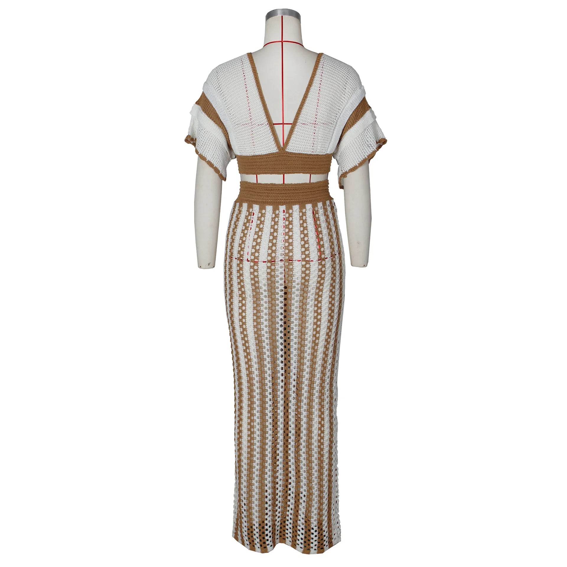 Knitted Vacation Dress Set - P12 Hub Europe