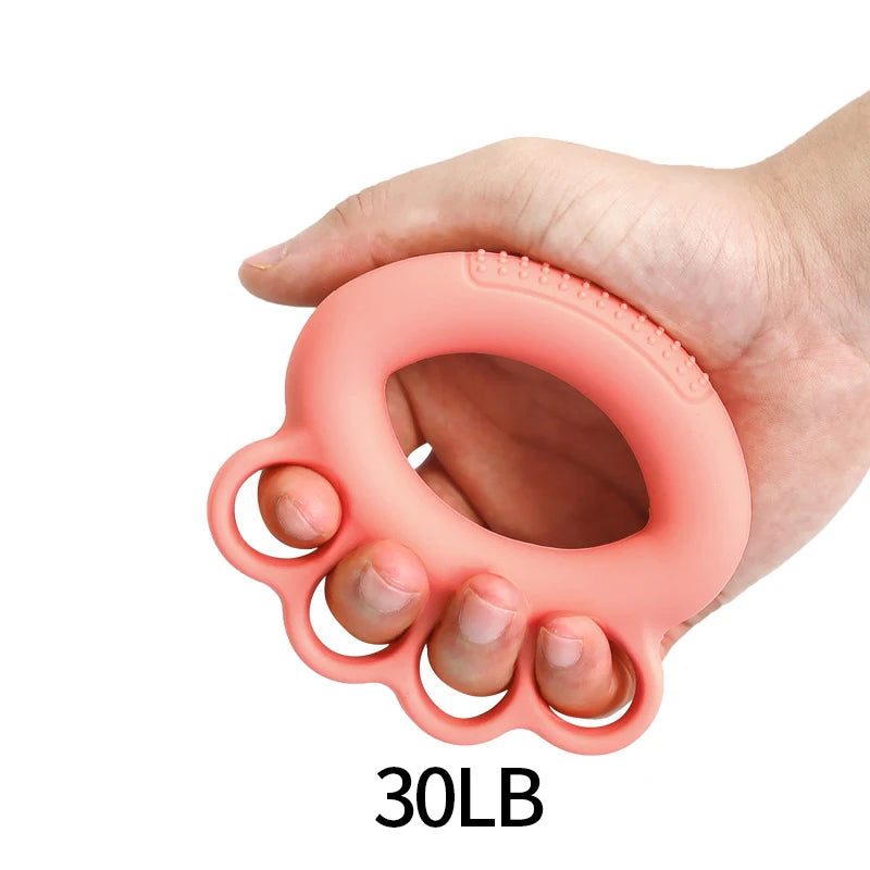 Silicone Adjustable Hand Grip Finger Trainer Exercise Carpal Expander Muscle Workout Gym Fitnes Strengthener