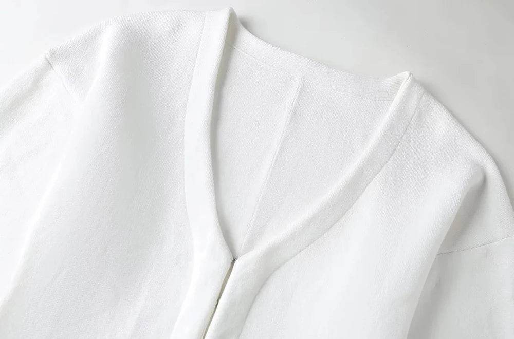 Fitted Hook Knit Cardigan - P12 Hub Europe