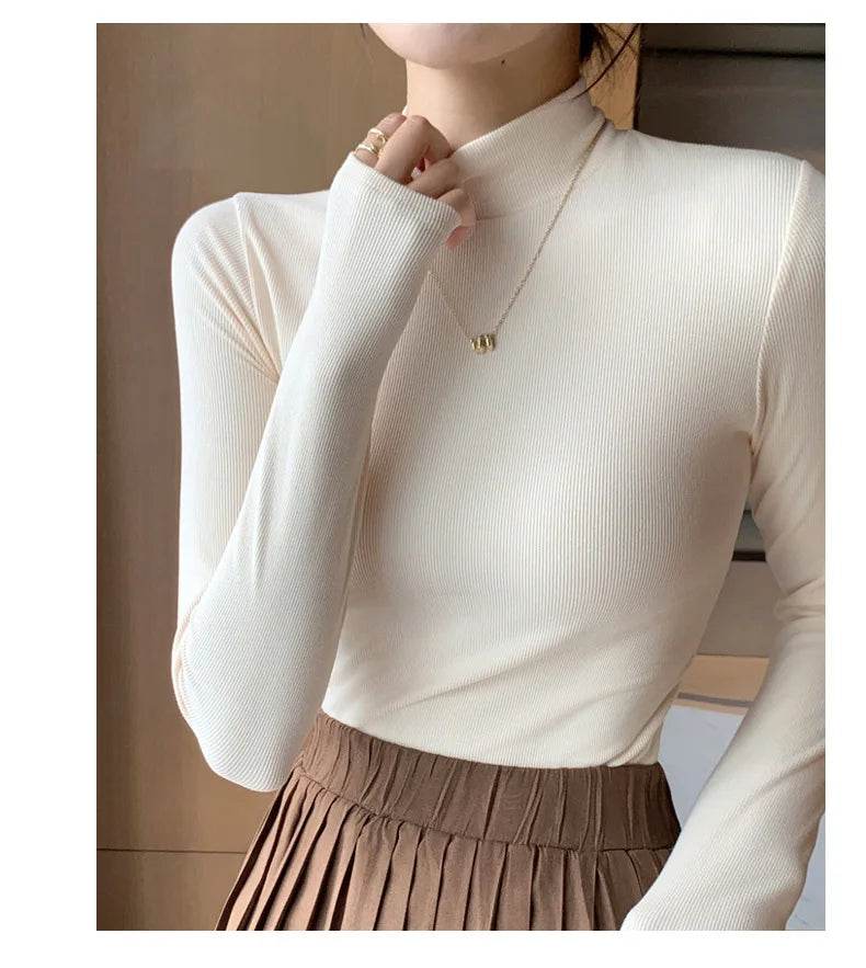 Women's Half Turtleneck Sweater - P12 Hub Europe