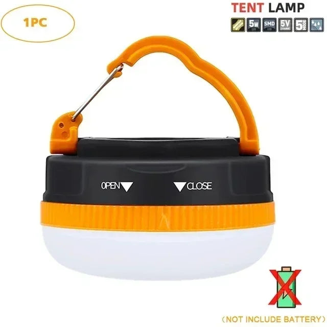 10W COB+LED Camping Lantern 3 Lighting Modes Rechargeable Flashlight Portable Tents Lamp Outdoor Hiking Fishing Hanging Light