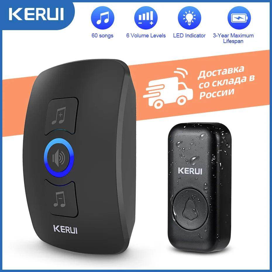 Doorbell Wireless | 60 Tunes, 500ft, IP55/IP66, LED Flash - P12 Hub Europe