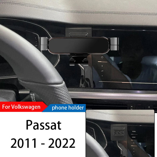 Car Phone Holder Mount Stand For Volkswagen Passat B7 B8 B9 2011-2022 Adjustable GPS Navigation Mobile Phone Bracket Accessories