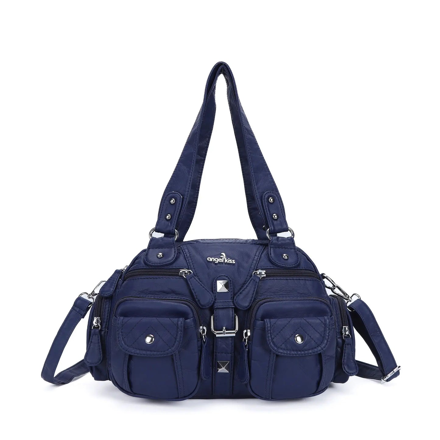 Angelkiss Women Handbags Satchel Top-handle Handbag PU Shoulder Bag Dumpling Pack Give Gifts Shoulder Bags Phone Money Pack